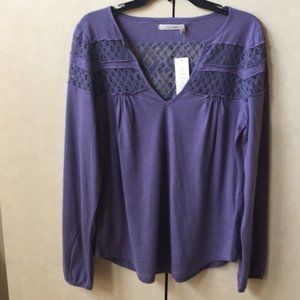 Blu Clover Dark Lavender Top - NWT